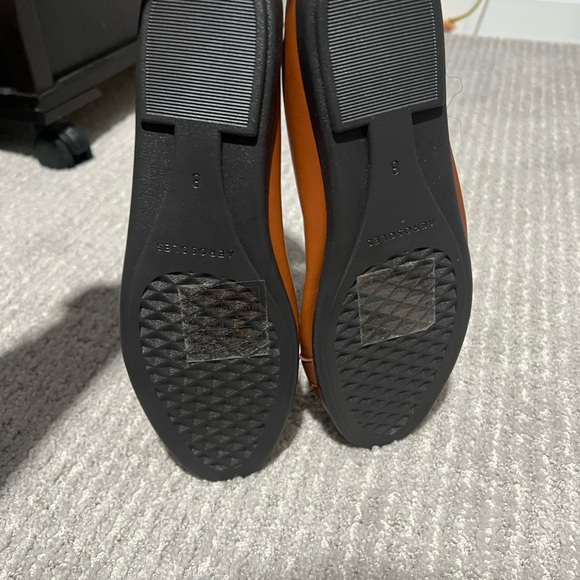 Aerosoles Womens Tan Leather Flats Size 8 - Picture 8 of 8
